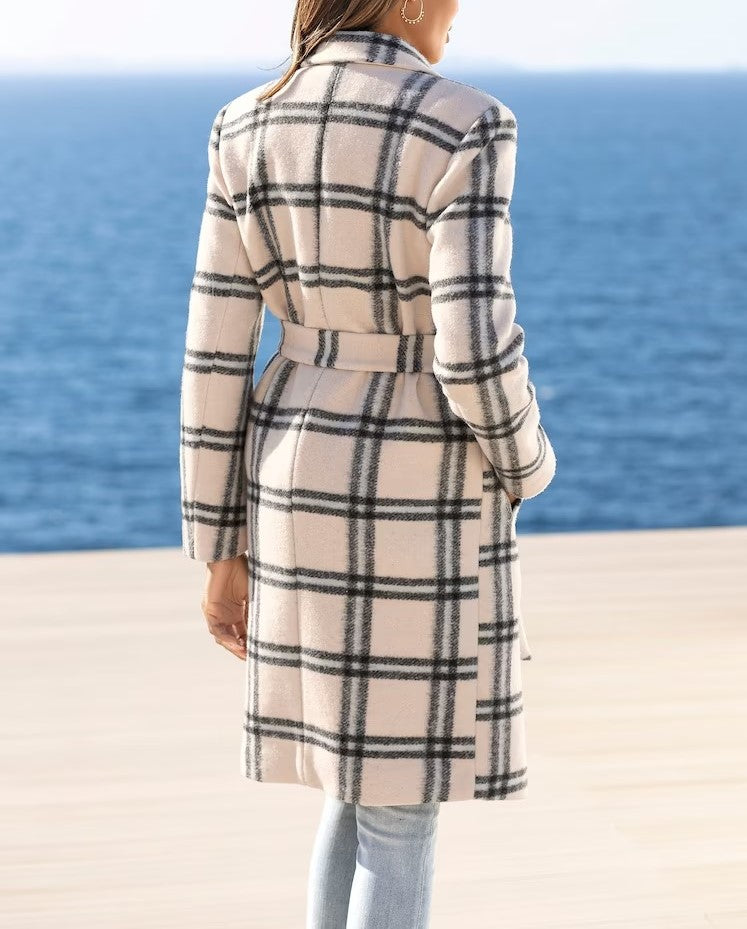 Women's Check Coat by Lascana Women's Check Coat by Lascana